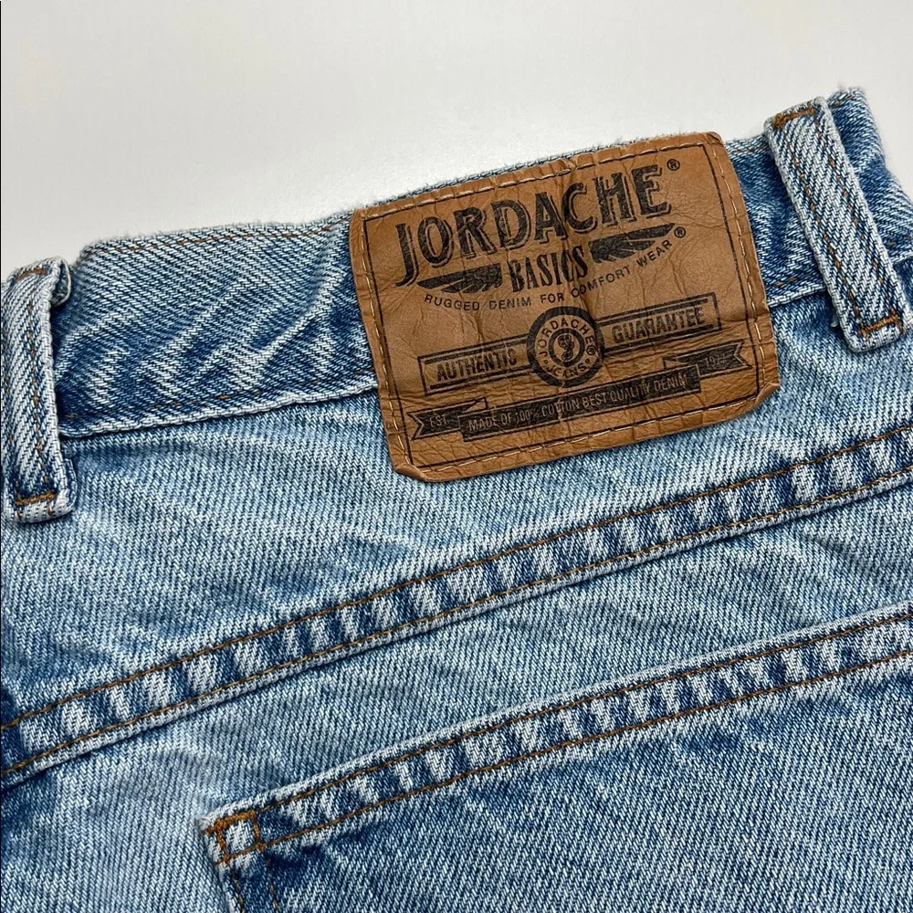 Jordache Classic Blue Denim Womens Shorts baggy fit 90s y2k urban high waist‎